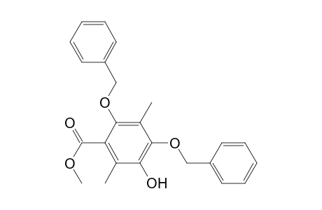 methyl 2,4-dibenzyloxy-5-hydroxy-3,6-dimethylbenzoate