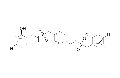 (1S,2R,4S,1'S,2'R,4'S)-N-{4-(2'-Hydroxy-7',7'-dimethylbicyclo[2.2.1]hept-1'-ylmethylsulfonamidomethyl)benzyl}-2-hydroxy-7,7-dimethylbicyclo[2.2.1]hept-1-ylmethanesulfonamide