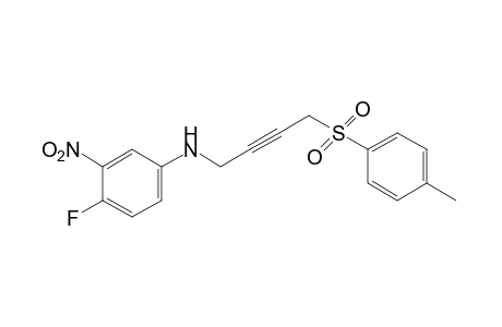 4-fluoro-3-nitro-N-[4-(p-tolylsulfonyl)-2-butynyl]aniline