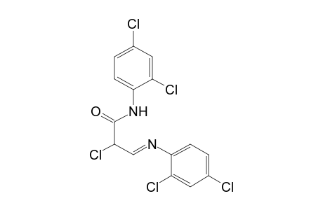 Propanamide, 2-chloro-N-(2,4-dichlorophenyl)-3-[(2,4-dichlorophenyl)imino]-