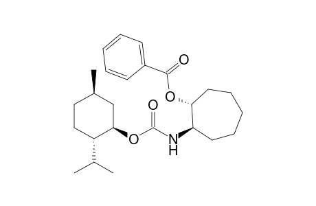 (1R,2S,5R)-5-Methyl-2-(1-methylethyl)cyclohexyl trans-2-(Benzoyloxy)cycloheptylcarbamate