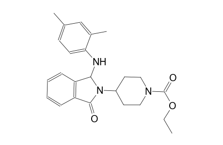 1-piperidinecarboxylic acid, 4-[1-[(2,4-dimethylphenyl)amino]-1,3-dihydro-3-oxo-2H-isoindol-2-yl]-, ethyl ester