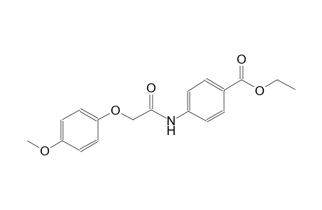 benzoic acid, 4-[[(4-methoxyphenoxy)acetyl]amino]-, ethyl ester
