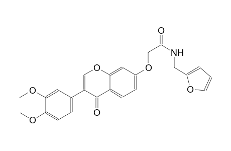 acetamide, 2-[[3-(3,4-dimethoxyphenyl)-4-oxo-4H-1-benzopyran-7-yl]oxy]-N-(2-furanylmethyl)-