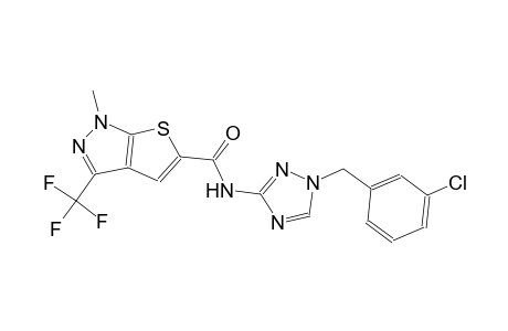 1H-thieno[2,3-c]pyrazole-5-carboxamide, N-[1-[(3-chlorophenyl)methyl]-1H-1,2,4-triazol-3-yl]-1-methyl-3-(trifluoromethyl)-