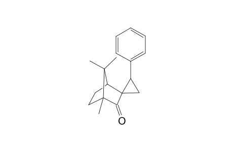 4,7,7-trimethylbicyclo[2.2.1]heptan-3-one-2,-spiro-1'-2'-phenylcyclopropane