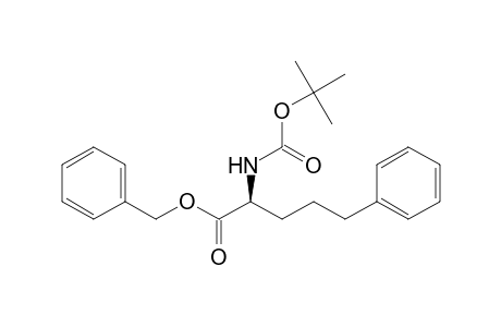 (2S)-2-(tert-butoxycarbonylamino)-5-phenyl-valeric acid benzyl ester