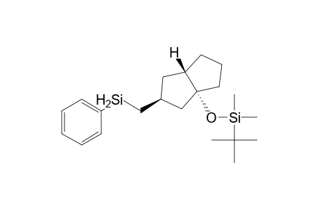 (1R*,3S*,5S*)-1-(tert-Butyldimethylsiloxy)-3-[(phenylsilyl)methyl]bicyclo[3.3.0]octane