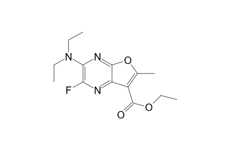 Ethyl 3-(Diethylamino)-2-fluoro-6-methylfuro[2,3-b]pyrazine-7-carboxylate