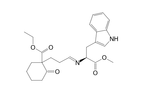 Methyl N-[3-(1'-ethoxycarbonyl-2'-oxocyclohexyl)propylidene]tryptophanate