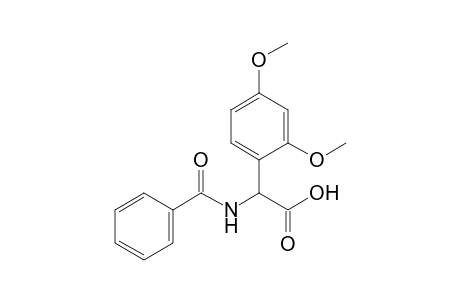 2-Benzamido-2-(2,4-dimethoxyphenyl)acetic acid