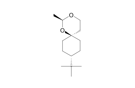 TRANS-2-METHYL-1,3-DIOXANE-SPIRO-4'-TERT.-BUTYL-4-CYCLOHEXANE