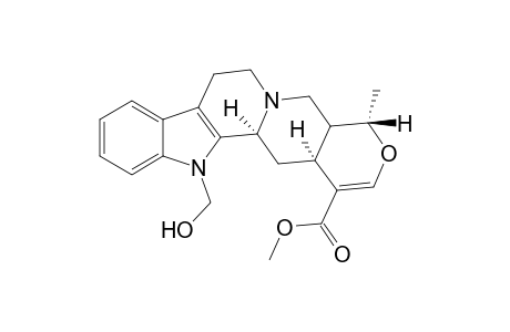 Methyl 16,17-didehydro-3-(hydroxymethyl)-19-methyloxayohymban-16-carboxylate
