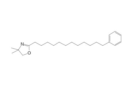 13-Phenyl-tridecanoic acid, dmox derivative