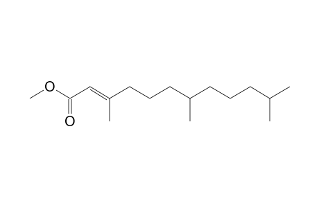 (E)-3,7,11-trimethyl dodec-2-enoic acid methylester