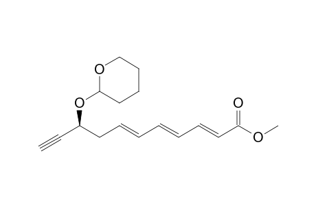 (2E,4E,6E,9S)-9-(2-oxanyloxy)undeca-2,4,6-trien-10-ynoic acid methyl ester