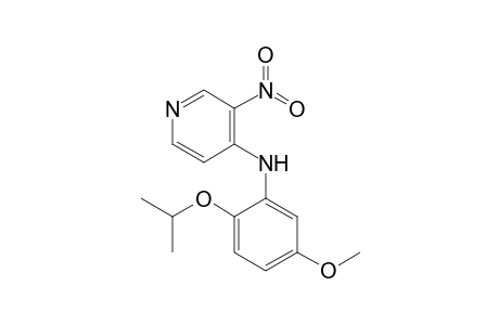 (2-isopropoxy-5-methoxy-phenyl)-(3-nitro-4-pyridyl)amine