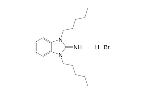 1,3-Dipentyl-2,3-dihydro-benzimidazole-2-imine - hydrobromide