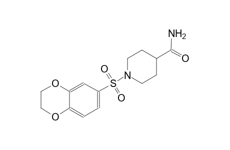 1-(2,3-dihydro-1,4-benzodioxin-6-ylsulfonyl)-4-piperidinecarboxamide