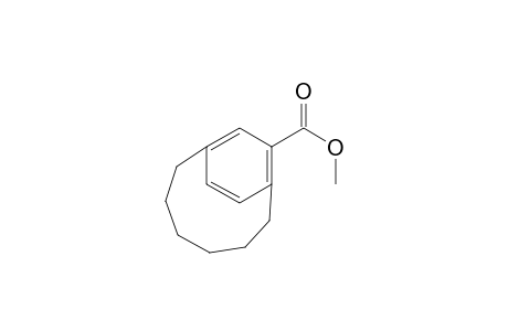 Bicyclo[6.2.2]dodeca-8,10,11-triene-9-carboxylic acid, methyl ester, (.+-.)-