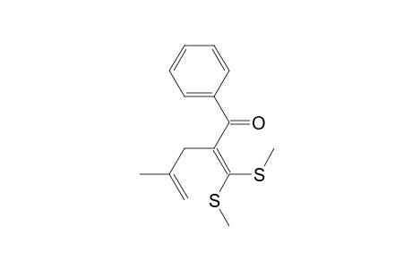 4-Penten-1-one, 2-[bis(methylthio)methylene]-4-methyl-1-phenyl-