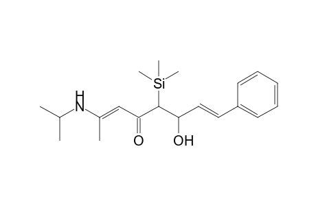 6-Hydroxy-2-(N-isopropylamino)-8-phenyl-5-(trimethylsilyl)octa-2,7-dien-4-one