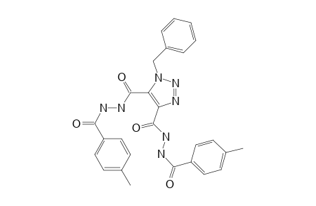 1H-1,2,3-Triazole-4,5-dicarboxylic acid, 1-(phenylmethyl)-, bis[2-(4-methylbenzoyl)hydrazide]