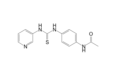 Acetamide, N-[4-[[(3-pyridinylamino)carbonothioyl]amino]phenyl]-