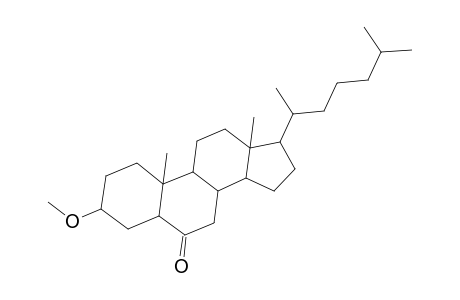 5.alpha.-Cholestan-6-one, 3.beta.-methoxy-