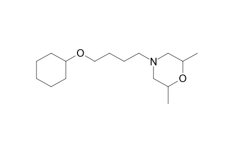 Morpholine, 4-[4-(cyclohexyloxy)butyl]-2,6-dimethyl-
