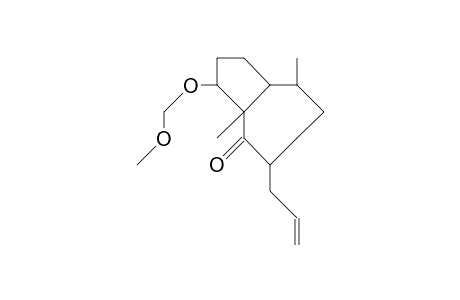 3Ab, 8-dimethyl-3b-methoxymethoxy-1,2,3,3a,6,7,8,8a-octahydro-5a-(2-propenyl)-azulen-4(5H)-one