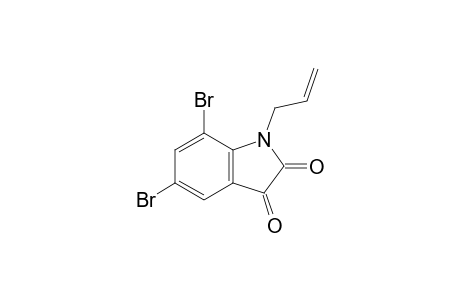 1-Allyl-5,7-dibromo-indoline-2,3-dione