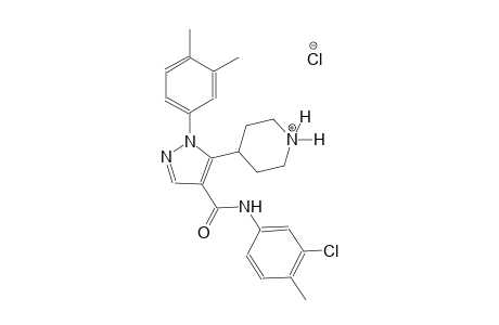 piperidinium, 4-[4-[[(3-chloro-4-methylphenyl)amino]carbonyl]-1-(3,4-dimethylphenyl)-1H-pyrazol-5-yl]-, chloride