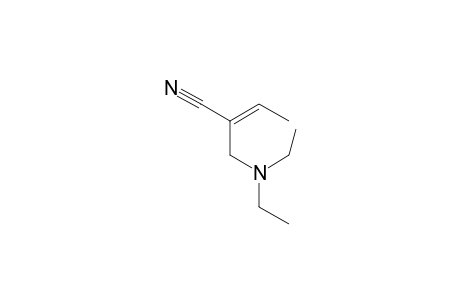 (E)-2-(diethylaminomethyl)-2-butenenitrile