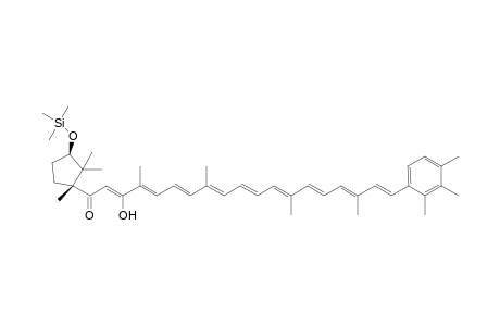.kappa.,.chi.-Caroten-6-one, 8-hydroxy-2-[(trimethylsilyl)oxy]-, (2R,5R)-
