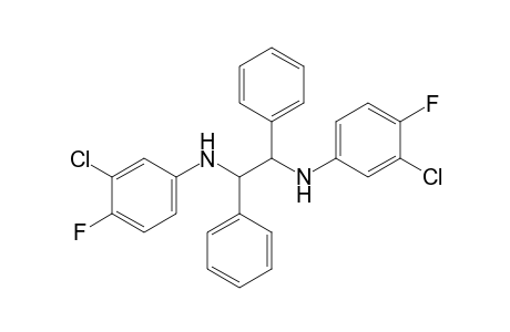 N,N'-bis(3-chloranyl-4-fluoranyl-phenyl)-1,2-diphenyl-ethane-1,2-diamine