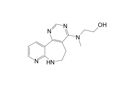 4-Methyl(2-hydroxyethyl)amino]-6,7-dihydro-5H-pyrido[2,3-b]pyrimido[4,5-d]azepine
