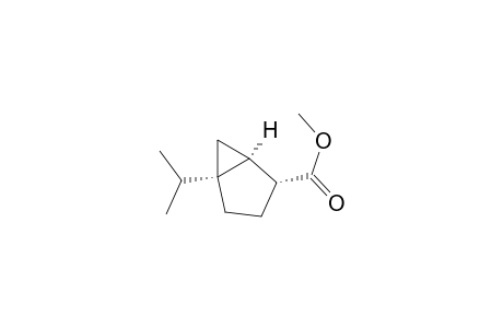 Bicyclo[3.1.0]hexane-2-carboxylic acid, 5-(1-methylethyl)-, methyl ester, (1.alpha.,2.alpha.,5.alpha.)-