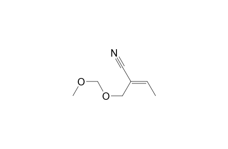 (Z)-2-(methoxymethoxymethyl)-2-butenenitrile