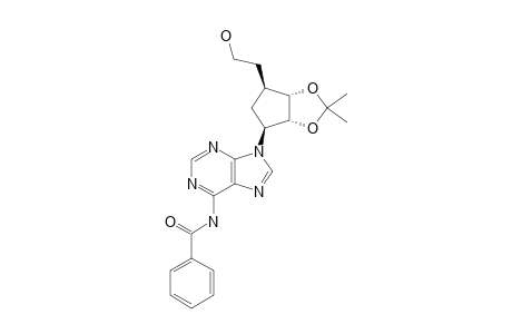 6-BENZOYL-9-(5-DEOXY-2,3-O-ISOPROPYLIDENECARBA-BETA-DL-RIBOHEXOFURANOSYL)-ADENINE