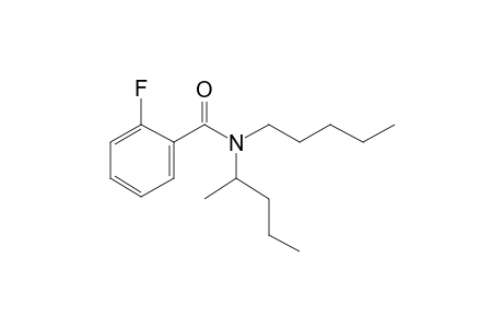 Benzamide, 2-fluoro-N-(2-pentyl)-N-pentyl-