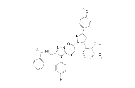 benzamide, N-[[5-[[2-[5-(2,3-dimethoxyphenyl)-4,5-dihydro-3-(4-methoxyphenyl)-1H-pyrazol-1-yl]-2-oxoethyl]thio]-4-(4-fluorophenyl)-4H-1,2,4-triazol-3-yl]methyl]-