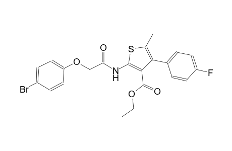 ethyl 2-{[(4-bromophenoxy)acetyl]amino}-4-(4-fluorophenyl)-5-methyl-3-thiophenecarboxylate