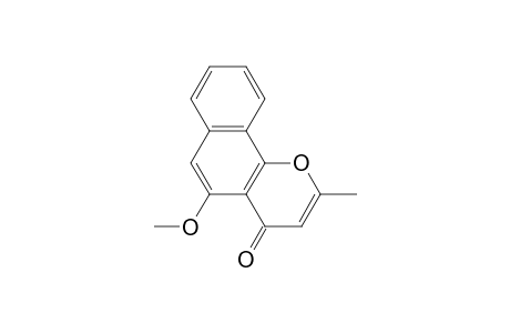 4H-Naphtho[1,2-b]pyran-4-one, 5-methoxy-2-methyl-
