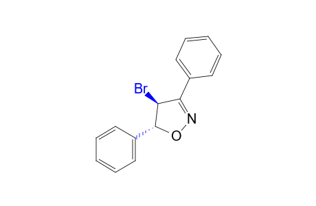 trans-4-Bromo-3,5-diphenyl-2-isoxazoline
