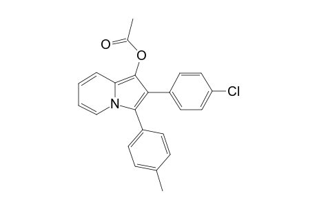 2-(4-Chlorophenyl)-3-(p-tolyl)indolizin-1-yl acetate