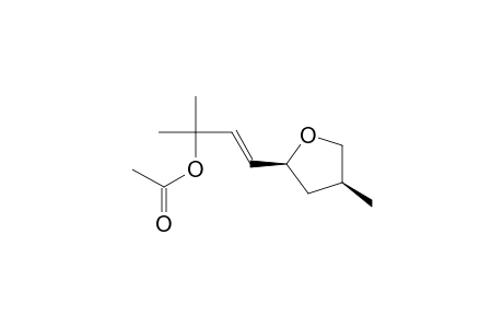 cis-2-((E)-3-Acetoxy-3-methyl-1-buten-1-yl)-4-methyltetrahydrofuran