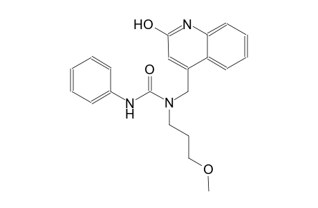 urea, N-[(2-hydroxy-4-quinolinyl)methyl]-N-(3-methoxypropyl)-N'-phenyl-