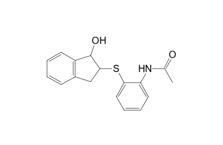 N-[2-(1-hydroxyindan-2-yl)sulfanylphenyl]acetamide