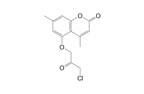 5-(3-Chloro-2-oxopropoxy)-4,7-dimethyl-2H-chromen-2-one